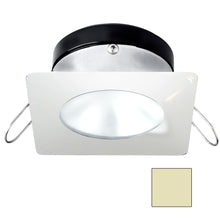 i2Systems Apeiron A1110Z - 4.5W Spring Mount Light - Square/Round - Warm White - White Finish