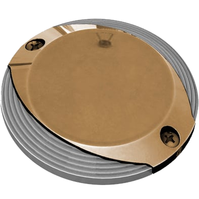 Lumitec Scallop Pathway Light - Warm White - Bronze Housing