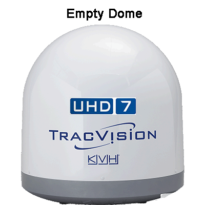 KVH TracVision UHD7 Empty Dummy Dome Assembly