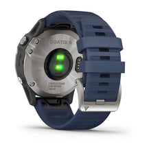 Garmin Quatix 6 Watch - Grey w/Captain Blue Band