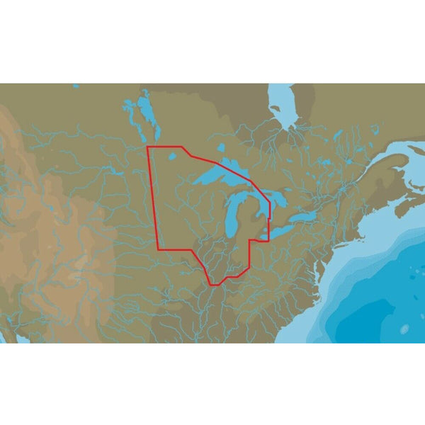 Lowrance US Lakes: North Central Max-N+
