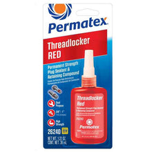 Permatex Permanent Strength Threadlocker RED &amp; Cup/Core Plug Sealant Retaining Compound - 36ml