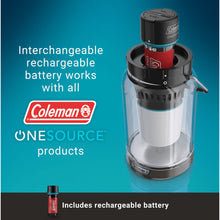Coleman OneSource 600 Lumens Lantern &amp; Rechargeable Lithium-Ion Battery