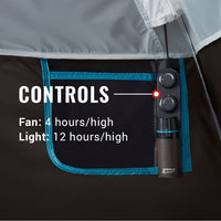Coleman OneSource Rechargeable 4-Person Camping Dome Tent w/Airflow System &amp; LED Lighting