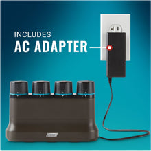 Coleman OneSource Rechargeable Lithium-Ion Battery 4-Pack &amp; 4-Port Quick Charging Station