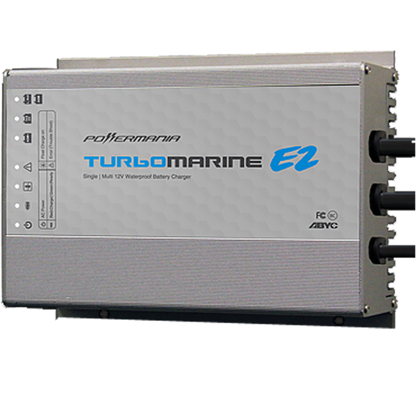 Powermania Turbo M108E2 8 Amp Single Bank 12VDC Waterproof Charger
