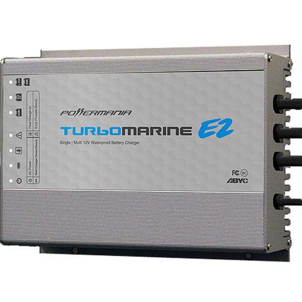 Powermania Turbo M115E2 15 Amp Single Bank 12VDC Waterproof Charger
