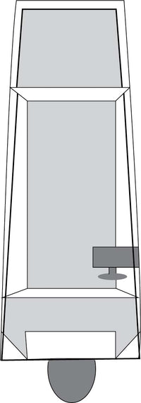 Carver Flex-Fit&trade; PRO Polyester Size 1 Boat Cover f/V-Hull Fishing Boats &amp; Jon Boats - Grey