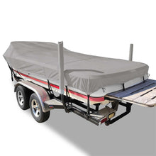 Carver Flex-Fit&trade; PRO Polyester Size 3 Boat Cover f/Fish &amp; Ski Boats I/O or O/B &amp; Wide Bass Boats - Grey