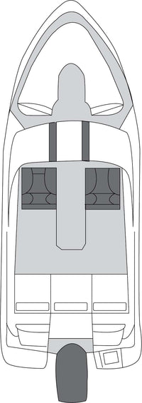 Carver Flex-Fit&trade; PRO Polyester Size 4 Boat Cover f/V-Hull &amp; Tri-Hull Boats I/O or O/B - Grey