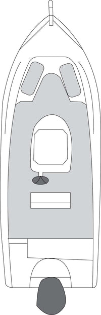Carver Flex-Fit&trade; PRO Polyester Size 11 Boat Cover f/V-Hull Center Console Fishing Boats - Grey