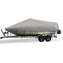 Carver Flex-Fit&trade; PRO Polyester Size 12 Boat Cover f/V-Hull Center Console Fishing Boats - Grey