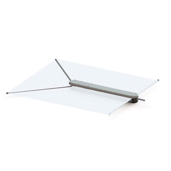 TACO ShadeFin w/White Fabric, Bag &amp; Fixed Rod Holder Mount Kit