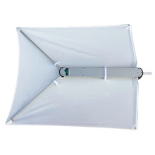 TACO ShadeFin w/White Fabric, Bag &amp; Fixed Rod Holder Mount Kit