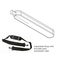 TACO ShadeFin w/White Fabric, Bag &amp; Fixed Rod Holder Mount Kit