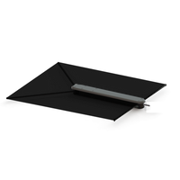 TACO ShadeFin w/Black Fabric, Bag &amp; Fixed Rod Holder Mount Kit