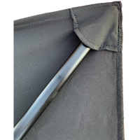 TACO ShadeFin w/Black Fabric, Bag &amp; Fixed Rod Holder Mount Kit