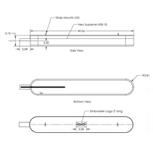 TACO ShadeFin w/Black Fabric, Bag &amp; Fixed Rod Holder Mount Kit