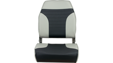 Springfield High Back Multi-Color Folding Seat - Grey/Charcoal