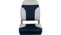 Springfield High Back Multi-Color Folding Seat - Blue/Grey