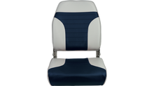 Springfield High Back Multi-Color Folding Seat - Blue/Grey