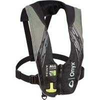 Onyx A/M-24 Series All Clear Automatic/Manual Inflatable Life Jacket - Grey - Adult