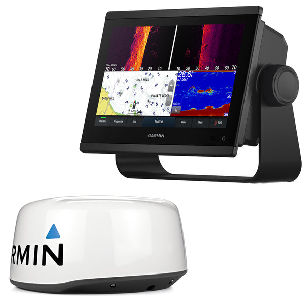 Garmin GPSMAP 943xsv Combo GPS/Fishfinder - Preloaded US+Canada+Bahamas BlueChart g3 - LakeVu g3 w/GMR 18 HD+