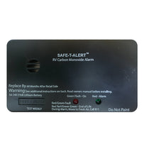Safe-T-Alert SA-340 Black RV Battery Powered CO2 Detector - Rectangle
