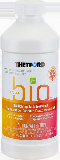 Thetford AquaBio RV Holding Tank Treatment - Citrus Twist Scent - Formaldehyde Free - 32oz