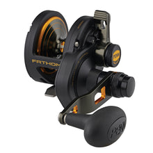 PENN FTH15XNLD2LH Fathom Left Hand Lever Drag 2 Speed Narrow Spool Reel