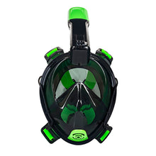 Aqua Leisure Frontier Full-Face Snorkeling Mask - Adult Sizing - Eye to Chin &gt; 4.5&quot;