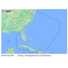 C-MAP M-NA-Y203-MS Chesapeake Bay to Bahamas REVEAL&trade; Coastal Chart