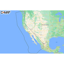 C-MAP M-NA-Y206-MS West Coast &amp; Baja California REVEAL&trade; Coastal Chart - Does NOT contain Hawaii