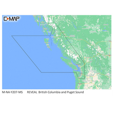 C-MAP M-NA-Y207-MS Columbia &amp; Puget Sound REVEAL&trade; Coastal Chart
