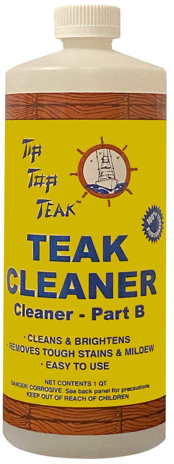 Tip Top Teak Cleaner Part B - Quart