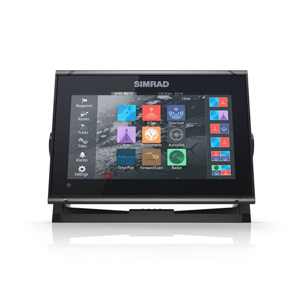 Simrad GO9 XSE Chartplotter/Fishfinder w/MED/HI Downscan Transom Mount Transducer &amp; C-MAP Discover Chart