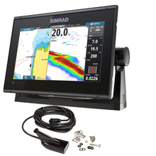 Simrad GO9 XSE Chartplotter/Fishfinder w/MED/HI Downscan Transom Mount Transducer &amp; C-MAP Discover Chart