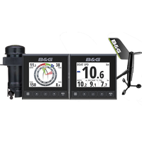 B&amp;G Triton2 Speed, Depth &amp; Wireless Wind System Pack - 2 Triton&sup2; 4.1" Color Display, DST810 Transducer, WS320 Wireless Wind Sensor &amp; NMEA2000 Starter Kit