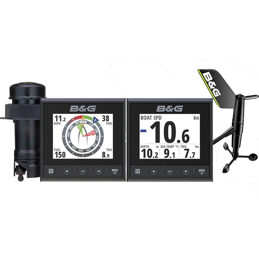 B&G Triton2 Speed, Depth & Wireless Wind System Pack - 2 Triton² 4.1 ...