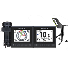B&amp;G Triton2 Speed, Depth &amp; Wireless Wind System Pack - 2 Triton&sup2; 4.1&quot; Color Display, DST810 Transducer, WS320 Wireless Wind Sensor &amp; NMEA2000 Starter Kit