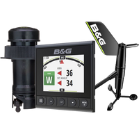 B&amp;G Triton2 Speed, Depth &amp; Wireless Wind System Pack - Triton&sup2; 4.1" Color Display, DST810 Transducer, WS320 Wireless Wind Sensor &amp; NMEA2000 Starter Kit