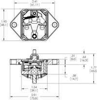 Blue Sea 285-Series 25A Circuit Breaker | 7080-BSS