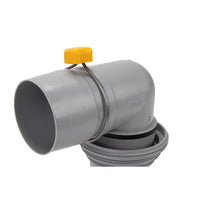 Camco 39144 Easy Slip 4-in-1 RV Sewer Adapter, Gray