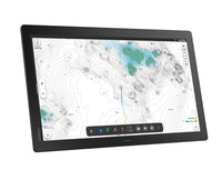 Simrad NSO 4-22. NEON OS, 22-inch Glass-bridge multi-function display. Qualcomm 8-core processor. Full HD touchscreen. Gigabit Ethernet, WIFI, Video In and Out. Next-generation C-MAP DISCOVER X chart included