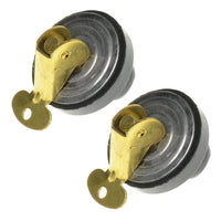 T-H Marine Baitwell Snap-Handle Plug, Brass, 1/2in 2-Pack