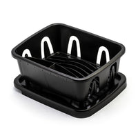 Camco 43512 RV Mini Dish Drainer & Tray, Black