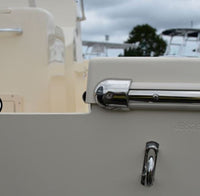 TACO Metals Rigid Rub Rail, Frosty White, 20 ft