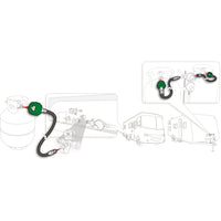 Camco 59163 30-Inch RV Propane Feed Hose, ACME x 1/4 Flare