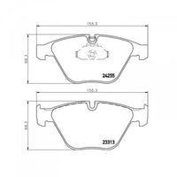 Hella Pagid Front Brake Pads BMW X1 328i | 355013931