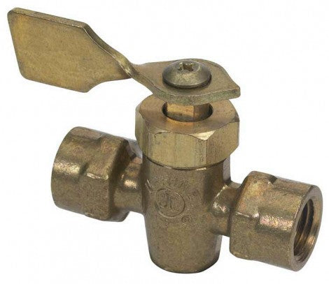 Moeller Brass 1/4 In NPT Shut-Off Valve 033303-10
